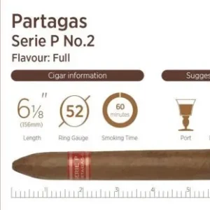 Partagas Serie P No. 2 Cigars – Box of 10