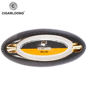 Cohiba Luxury Oval Gold Ceramic Ashtray